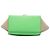 Céline Borsa Celine Green Small Tricolor Leather Trapeze Verde Verde chiaro - vista 3
