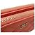 Chanel Pink CC gestepptes Caviar Double Zip Clutch mit Kette - Ansicht 11