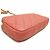Chanel Pink CC gestepptes Caviar Double Zip Clutch mit Kette - Ansicht 14