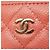 Chanel Pink CC gestepptes Caviar Double Zip Clutch mit Kette - Ansicht 7