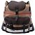 Burberry Brown Mega Check Canvas Korbin Backpack Light brown