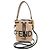 Fendi Mon Tresor Mini Eimer Tasche aus braunem Kalbsleder Fleisch