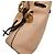 Fendi Mon Tresor Mini Eimer Tasche aus braunem Kalbsleder Fleisch - Ansicht 13