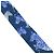 Foulard Twilly in seta blu Les Zebres Hermès - vista 3