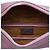 Borsa Fendi Pink Mini Metallic Calfskin Simply Rosa D'oro - vista 4