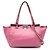Borsa Valentino Pink Small Leather Rockstud Trapeze Rosa