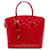 Louis Vuitton Red Monogram Vernis Lockit PM Rosso