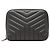 Beauty case Saint Laurent in pelle di agnello matelassé nera con monogramma Loulou