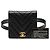 Bolsa de cintura Chanel Black CC Chevron Caviar Preto - vista 7
