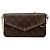 Louis Vuitton Pochette Felicie Marrone Monogram