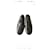 Louis Vuitton Scarpe Stringate Brogue in Pelle Nera Nero
