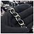 Borsa a tracolla Chanel in tweed e pelle bianco e nero - vista 12