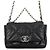 Borsa a tracolla Chanel 19 Flap in agnello Nero