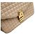 Céline Borsa a Spalla Celine Chain Shoulder Bag C Medium Trapuntata Beige - vista 8
