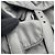 Piccola borsa Prada in nylon grigio e pelle Saffiano Marrone - vista 9
