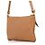 Borsa a tracolla in pelle marrone Prada - vista 2