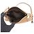 Borsa a tracolla in pelle marrone Prada - vista 5