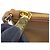 Borsa a tracolla in pelle marrone Prada - vista 7