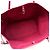 Sac cabas Louis Vuitton Neverfull MM Rouge - vue 6