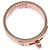 Hermès Anello Kelly Diamond Band in oro rosa 18K Hermes - vista 3