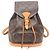 Zaino Louis Vuitton Montsouris MM Marrone