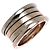 Bulgari Bvlgari 750PG WG B.zero1 Men's Ring