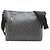 Borsa a tracolla Louis Vuitton Mick MM da uomo - Damier Graphite Black Nero
