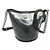 Borsa a tracolla a secchiello Chanel Camellia da donna Nero