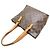 Borsa Tote Cabas Piano da donna Louis Vuitton Marrone - vista 4