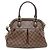 Borsa Louis Vuitton Trevi PM Marrone Damier ebene - vista 2