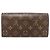 Louis Vuitton Portefeuille Sarah Damenlanger Geldbeutel Braun - Ansicht 2
