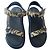 Dior D-Moi Leopard Jacquard Canvas Flat Sandals Black Leopard print