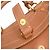 Céline Borsa Boogie Celine in pelle marrone - vista 30