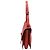 Lanvin Partition Tasche aus rotem Schlangenhautleder - Ansicht 3