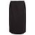 Falda midi recta Lanvin en lana negra Negro
