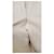 Pantalon large plissé en laine beige Yves Saint Laurent Imprimé python  - vue 9