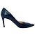 Décolleté a punta Prada in vernice blu navy