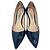 Décolleté a punta Prada in vernice blu navy - vista 3