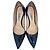 Décolleté a punta Prada in vernice blu navy - vista 5