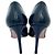 Décolleté a punta Prada in vernice blu navy - vista 6