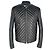 Giacca biker trapuntata corta Tom Ford Slim-Fit in pelle nera Nero