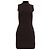 Vestido mini sin mangas Michael Michael Kors en viscosa marrón Castaño Roja