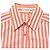 Camisa de botones a rayas Etro en algodón naranja - vista 6