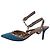 Décolleté Valentino Garavani Rockstud 65 in pelle blu - vista 7