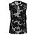 Comme Des Garcons Comme des Garçons Mesh-Bluse mit Blumen-Details, Schwarz, Polyester Python drucken