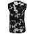 Comme Des Garcons Comme des Garçons Mesh-Bluse mit Blumen-Details, Schwarz, Polyester Python drucken - Ansicht 3