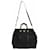 Borsa a tracolla Prada Braided Handle Tessuto in nylon nero