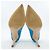 Autre Marque Gianvito Rossi Pumps aus Leder Blau - Ansicht 4