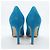 Autre Marque Gianvito Rossi Pumps aus Leder Blau - Ansicht 5