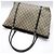 Gucci Borsa a tracolla shopper in tela GG Supreme Marrone - vista 4